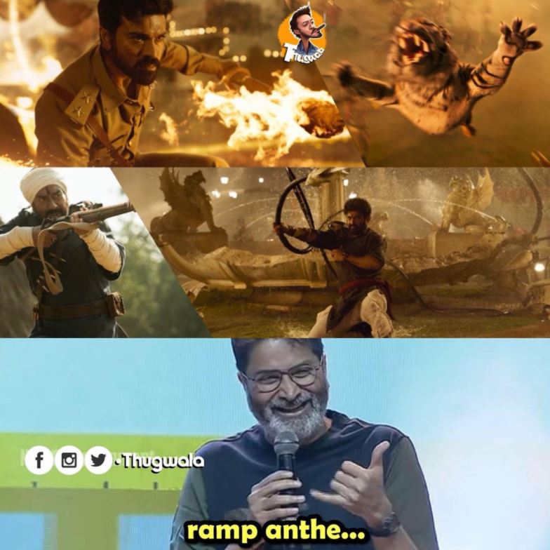 Trending trolls on RRR movie teaser
