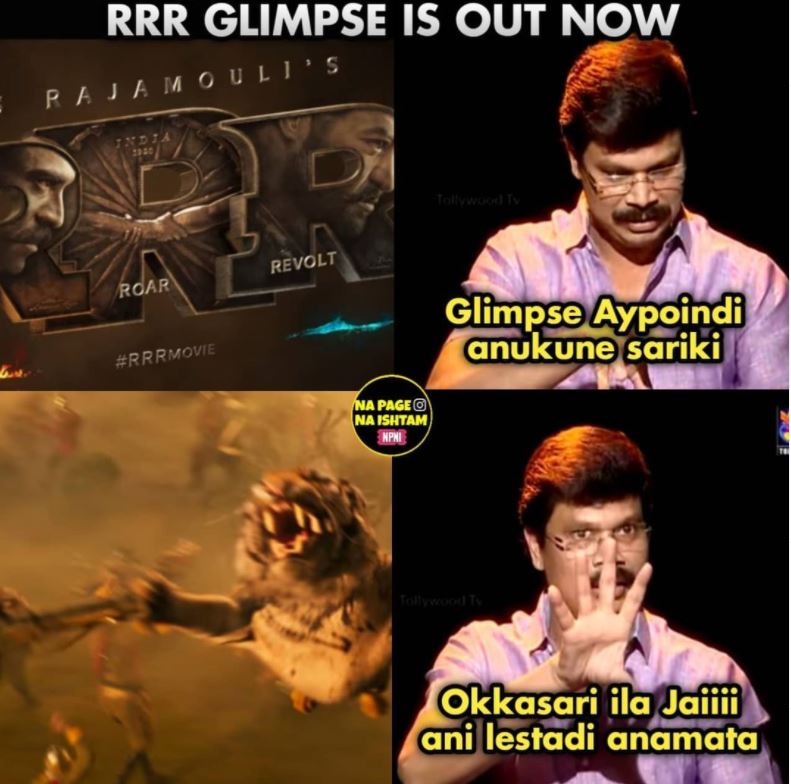Trending trolls on RRR movie teaser