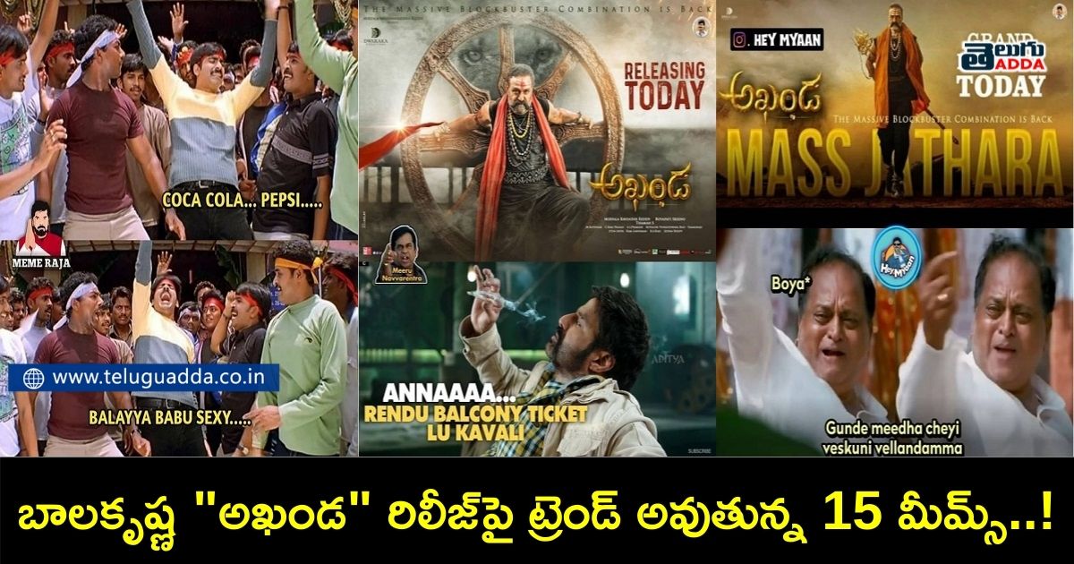 Trending memes on akhanda release