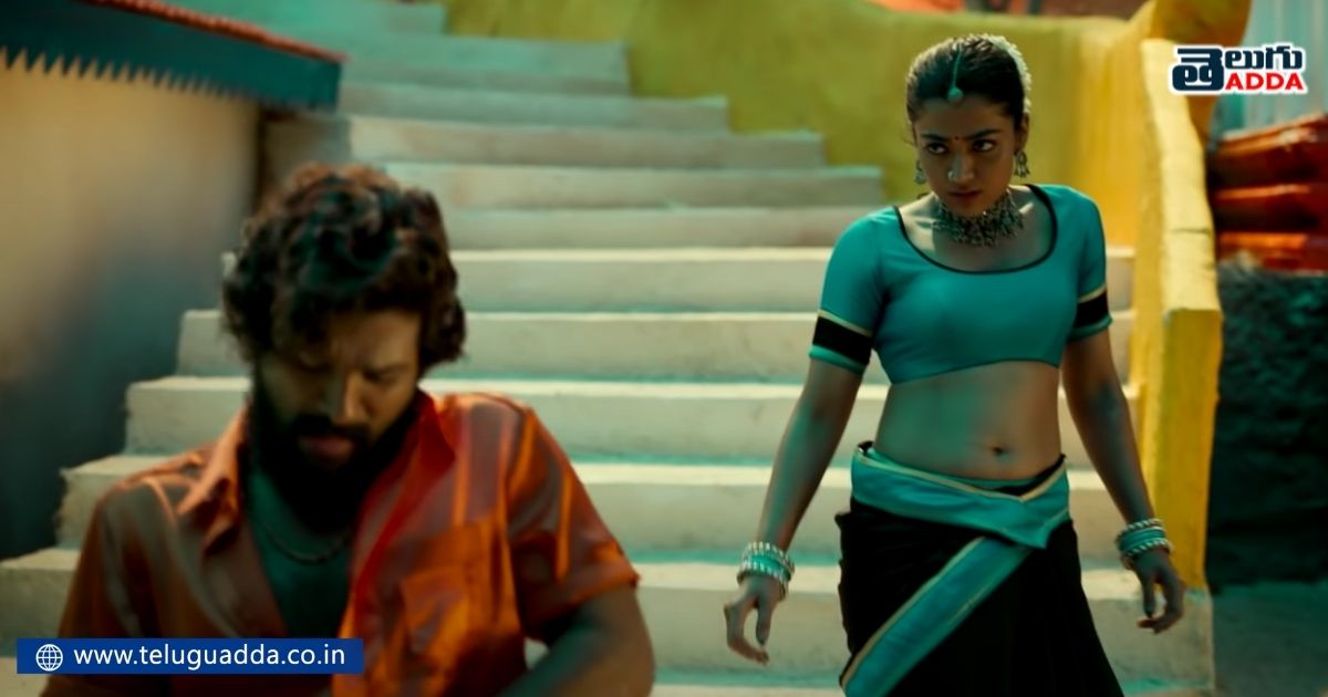 did you observe this scene in pushpa saami saami song