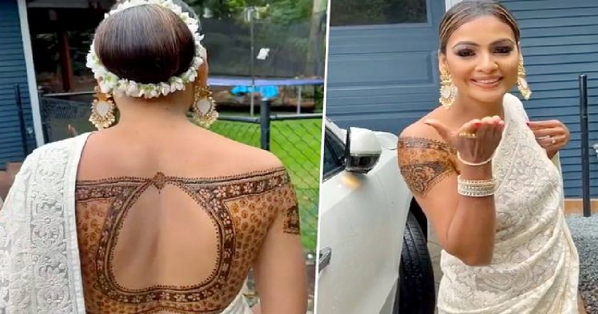 mehandi blouse