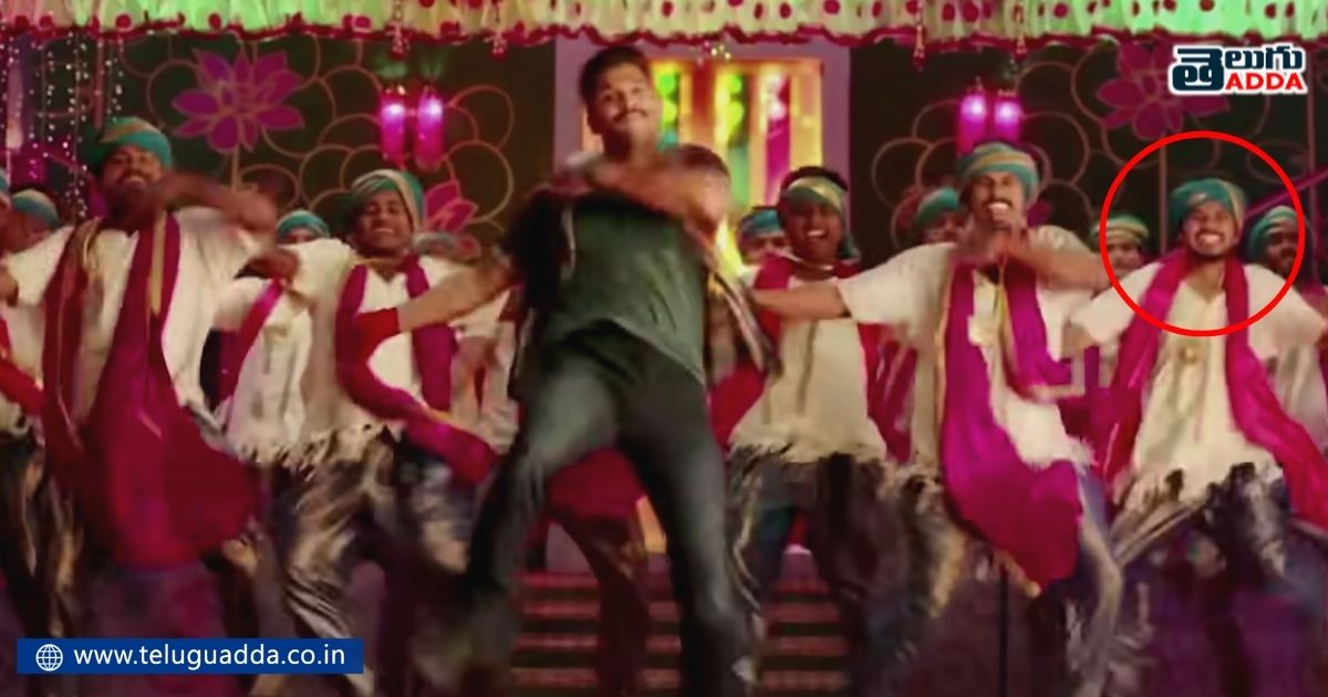 sarrainodu background dancer became choreographer for pushpa