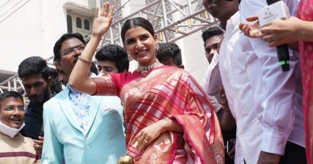 samantha remuneration for a shopping mall inauguration 