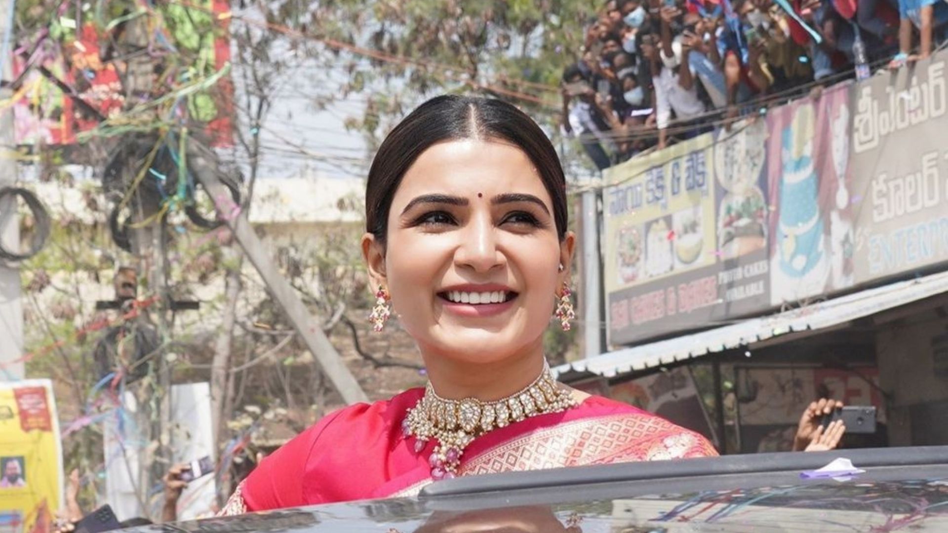samantha remuneration for a shopping mall inauguration