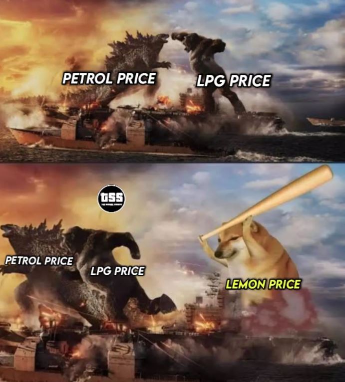 trolls on lemon price hike