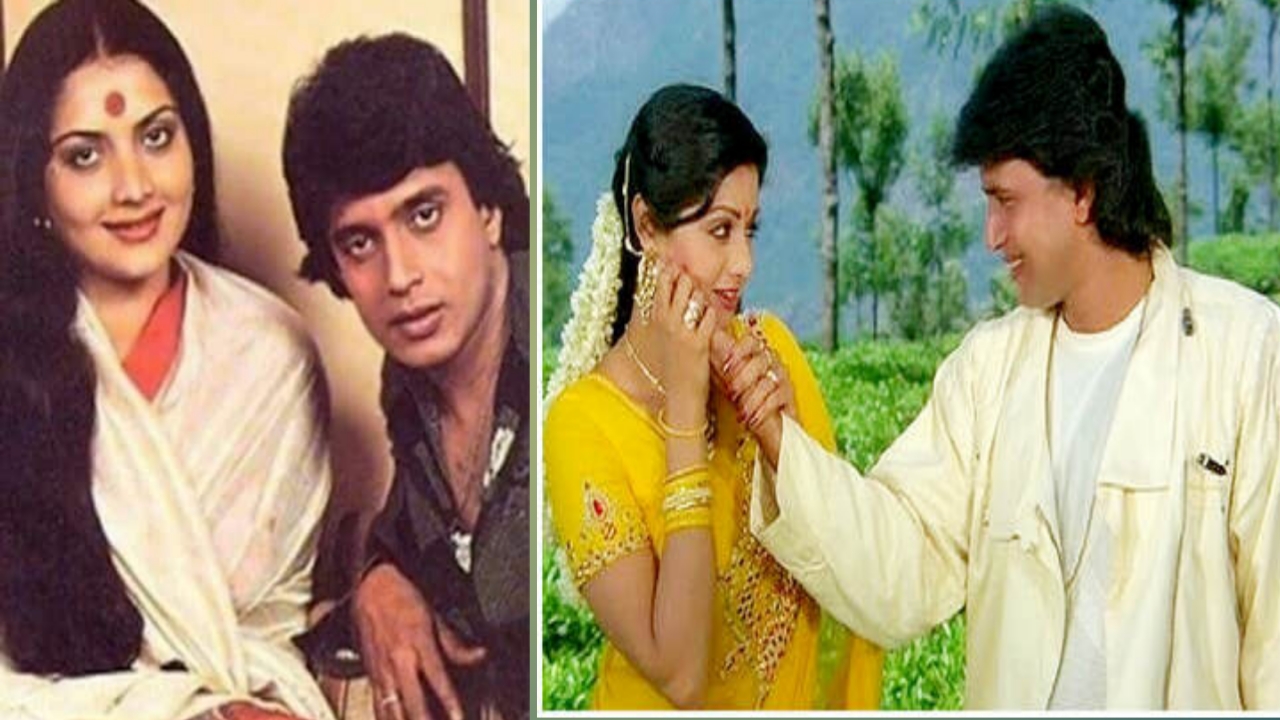Midhun chakraborty and sridevi 