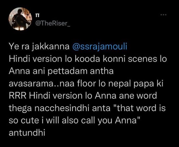 netizen tweet about rrr hindi version goes viral