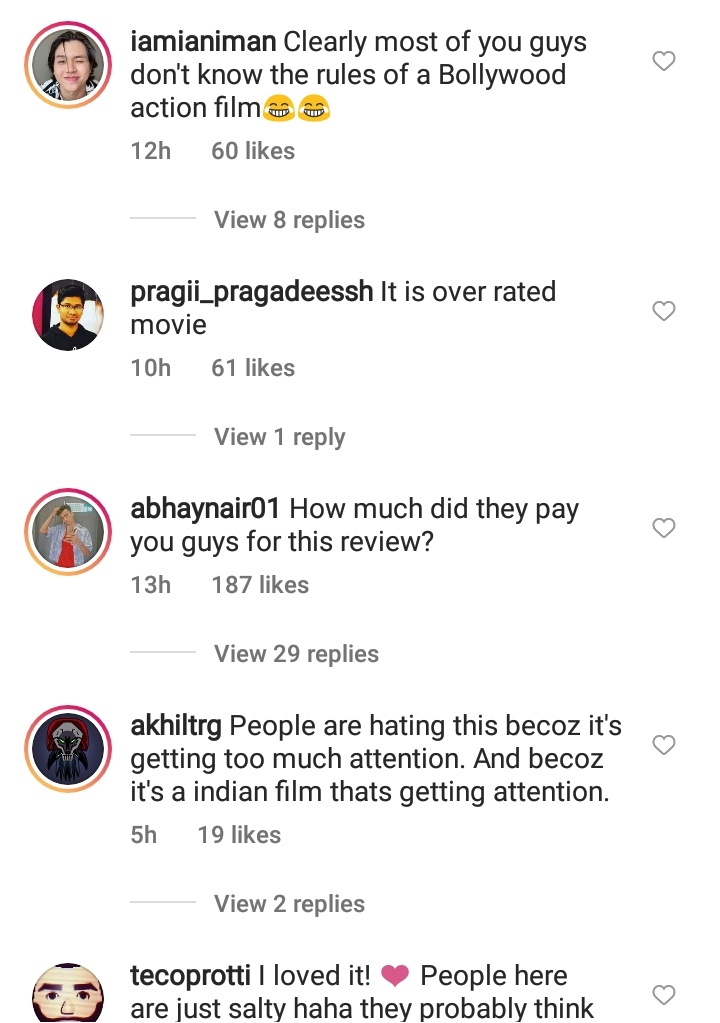 comments on rrr result goes viral