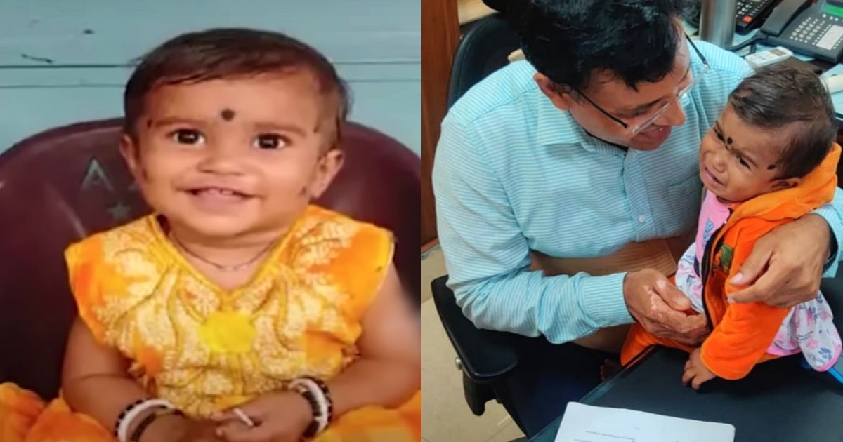 10 months baby got railway job