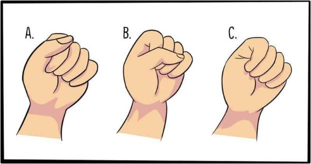 The way you make a fist says a lot about your personality