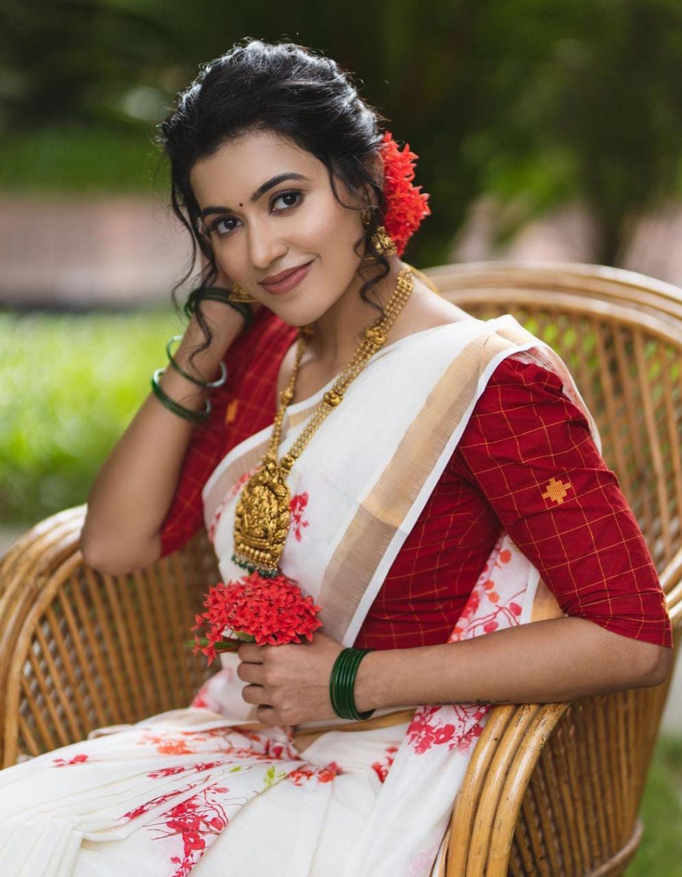 heroins onam celebrtions