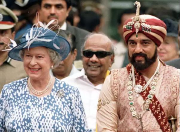 queen elegebeth spent time in kamal hassan movie set