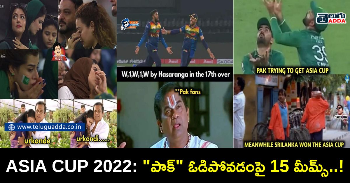 trending memes on pak losing asia cup 2022