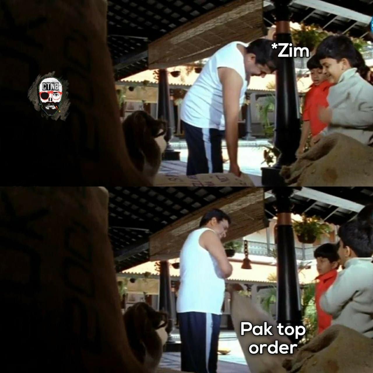 memes on pakisthan-jimbabwe match..