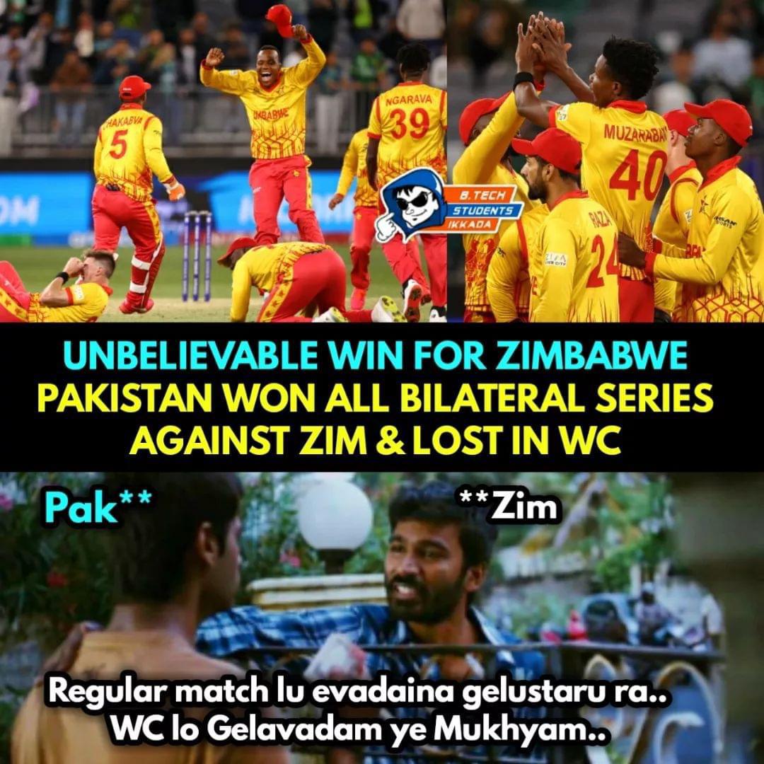 memes on pakisthan-jimbabwe match..