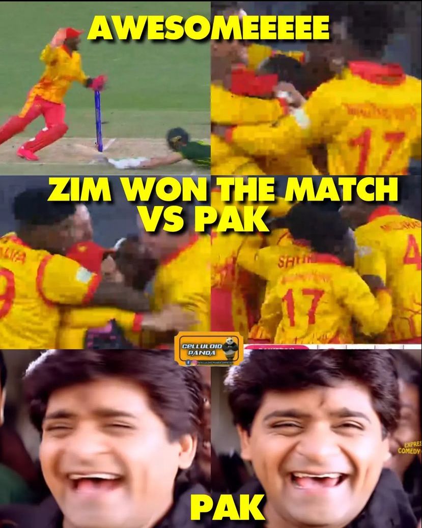 memes on pakisthan-jimbabwe match..