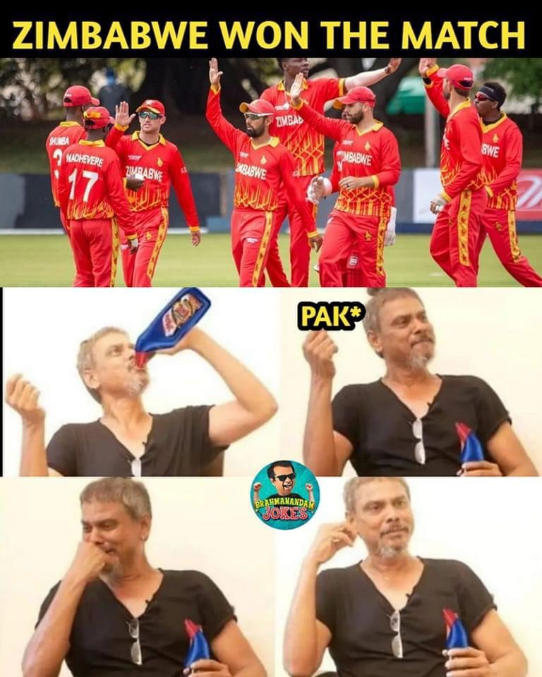 memes on pakisthan-jimbabwe match..