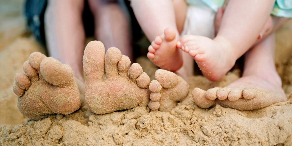 benefits of walking on barefoot..