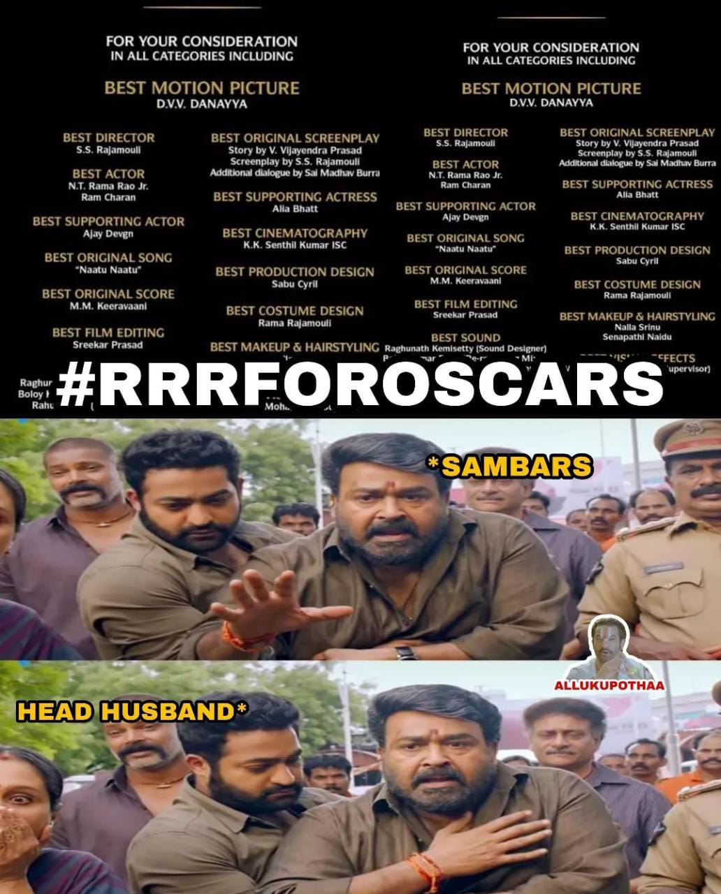 is there is a chance for rrr to oscars