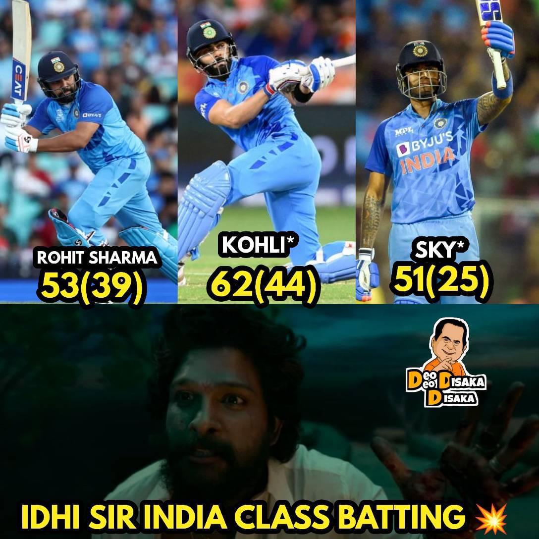 memes on india-Netherlands match..