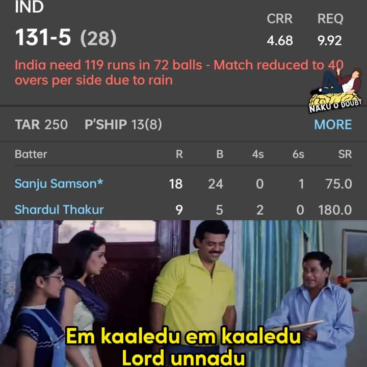 memes on yesterday's india vs SA ODI match..! 