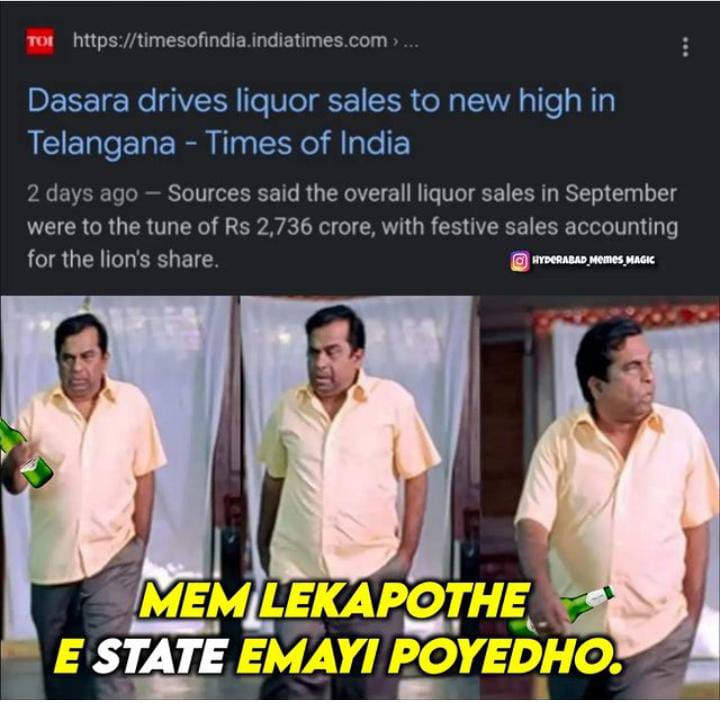 record liquor sales in telangana