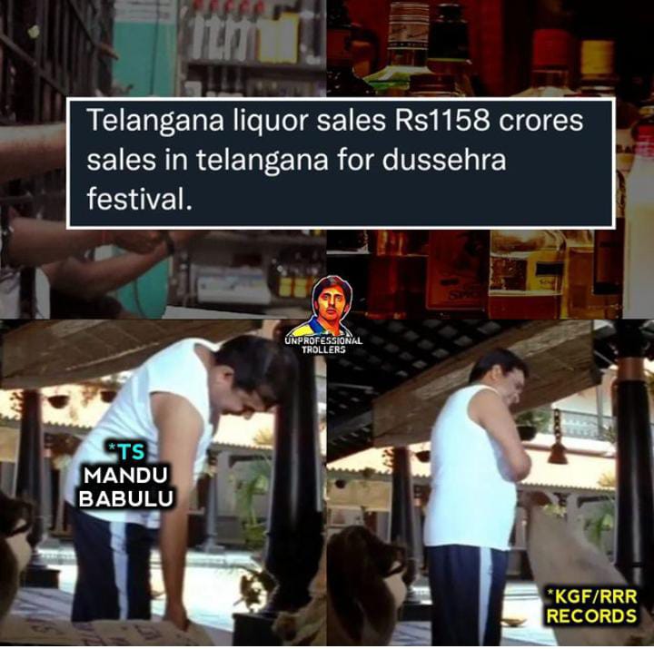 record liquor sales in telangana