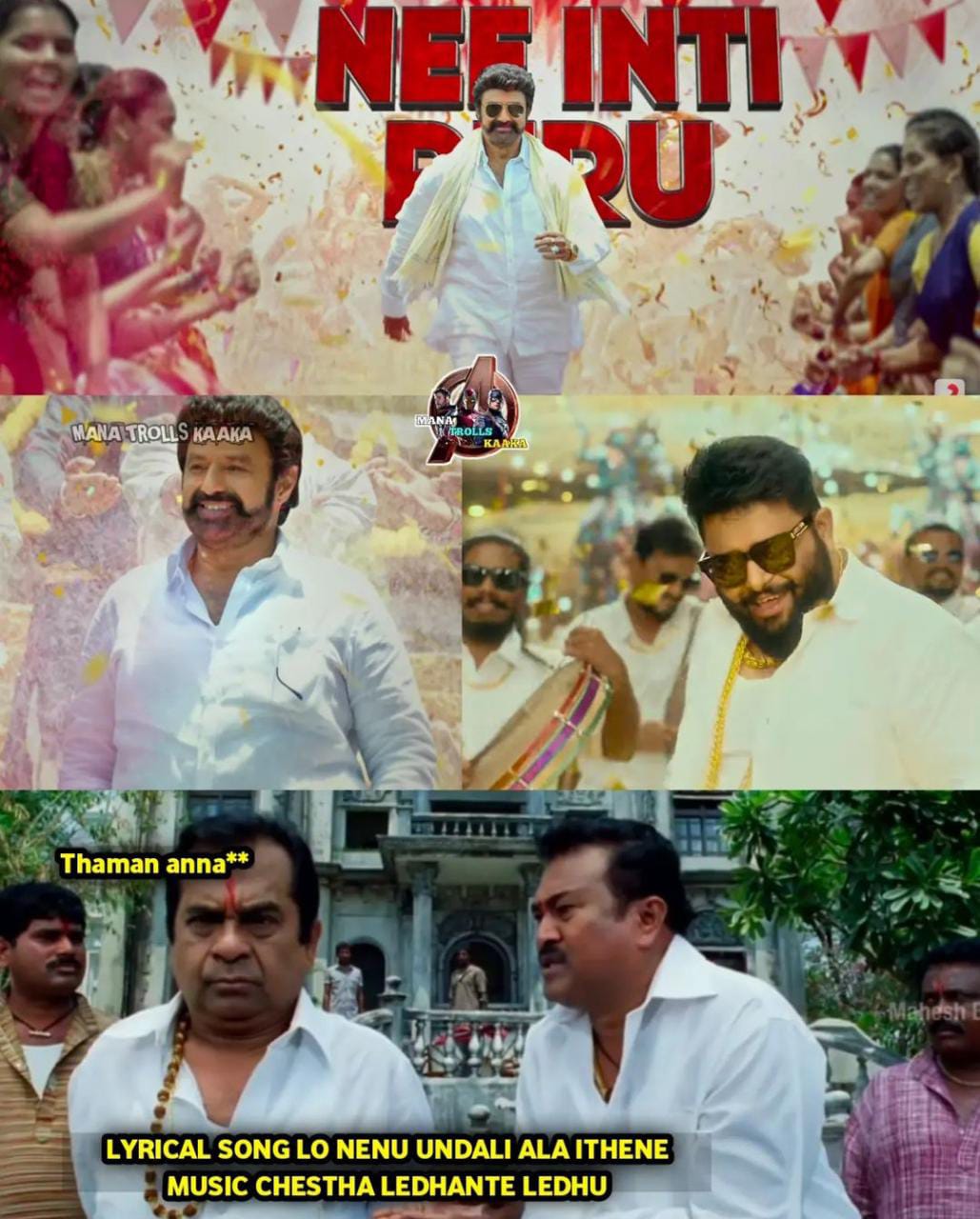 memes on jai balayya song..