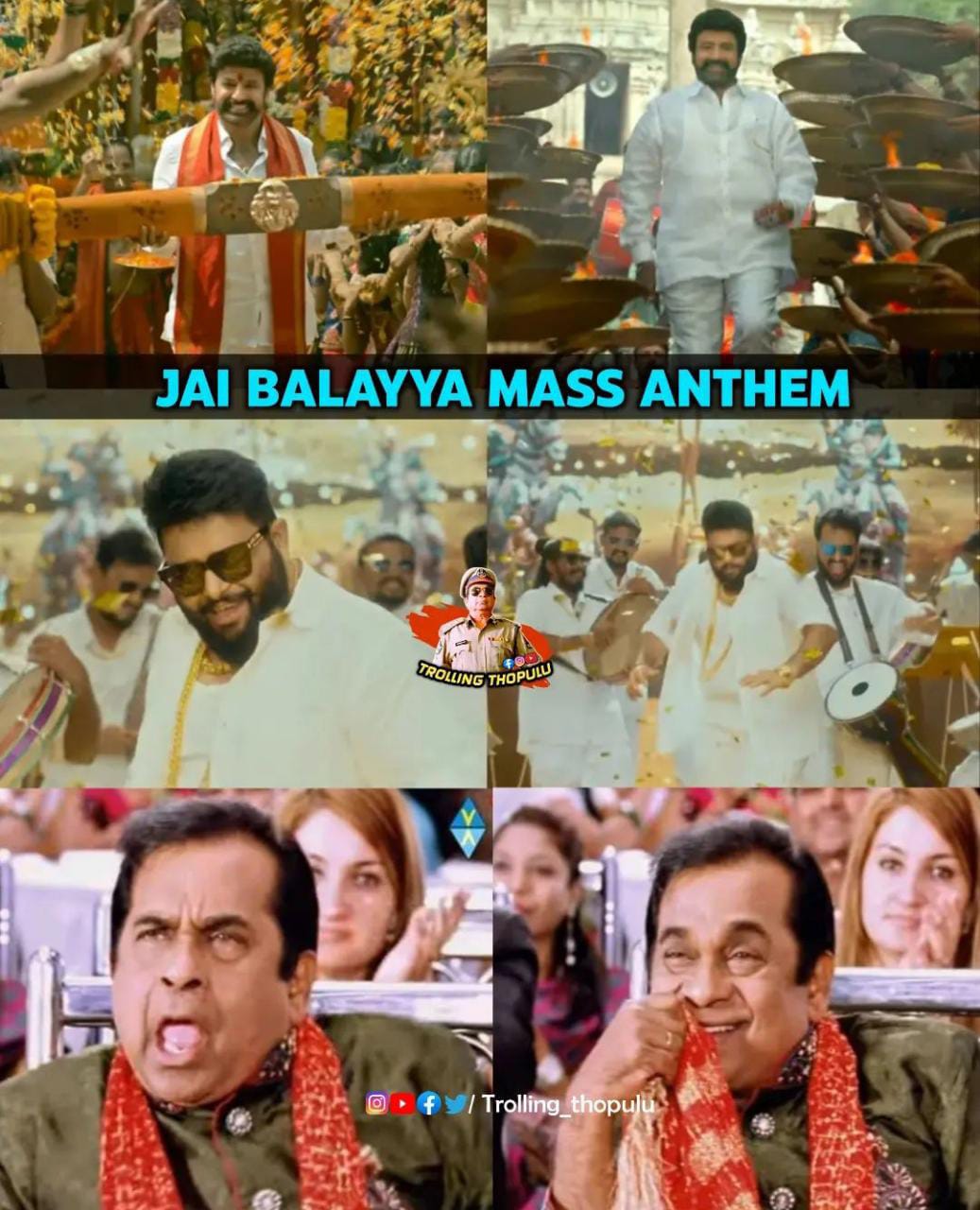 memes on jai balayya song..