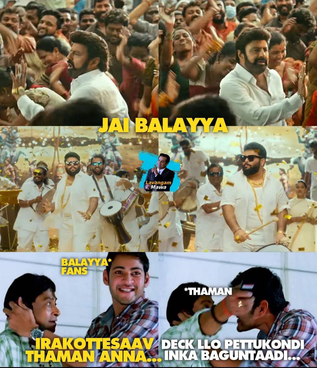 memes on jai balayya song..
