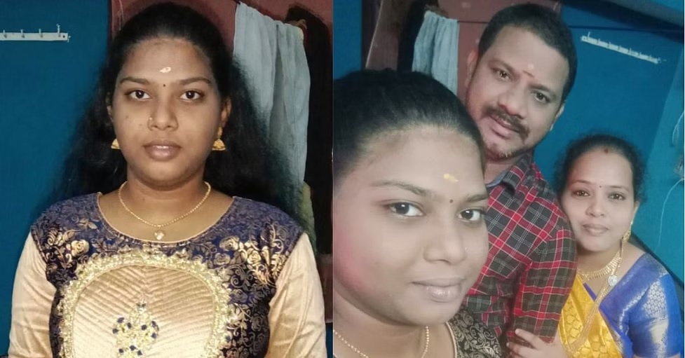 girl scores 95 percent despite of her situations..