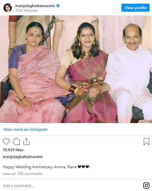 manjula insta post