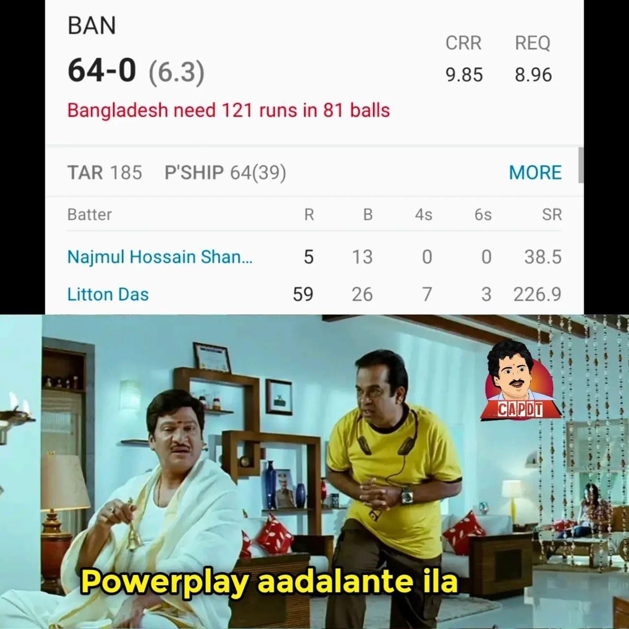memes on india Vs bangladesh match..