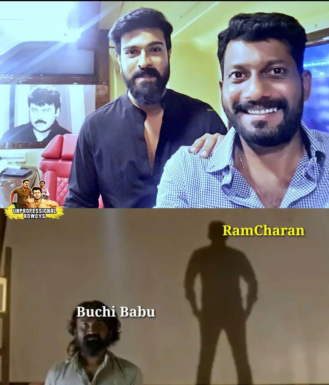 memes on ram charan bucchibabu movie announcement..!!