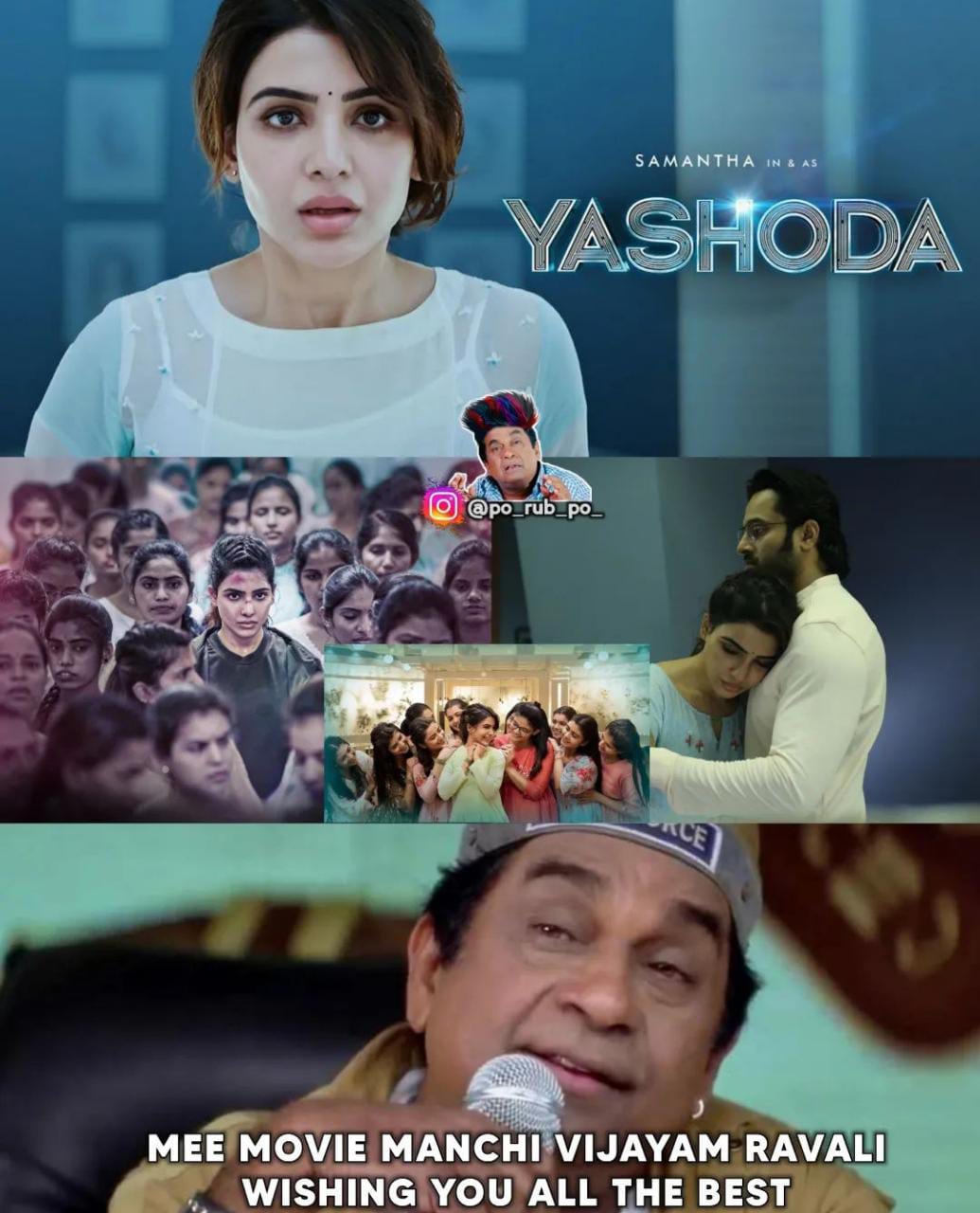 memes on samatha's yashoda movie hit talk. 