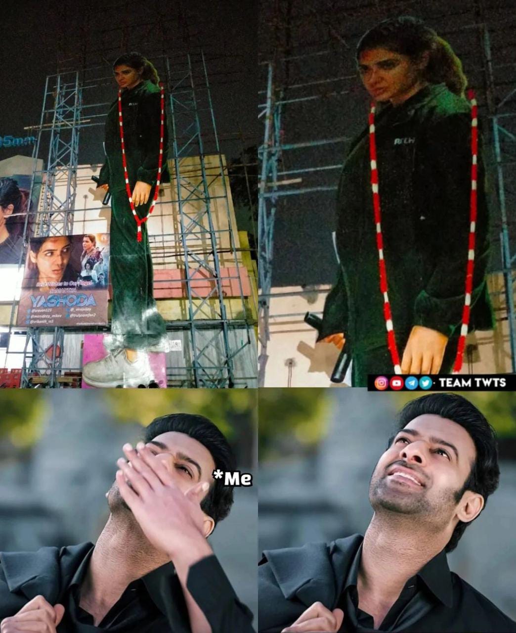 memes on samatha's yashoda movie hit talk. 
