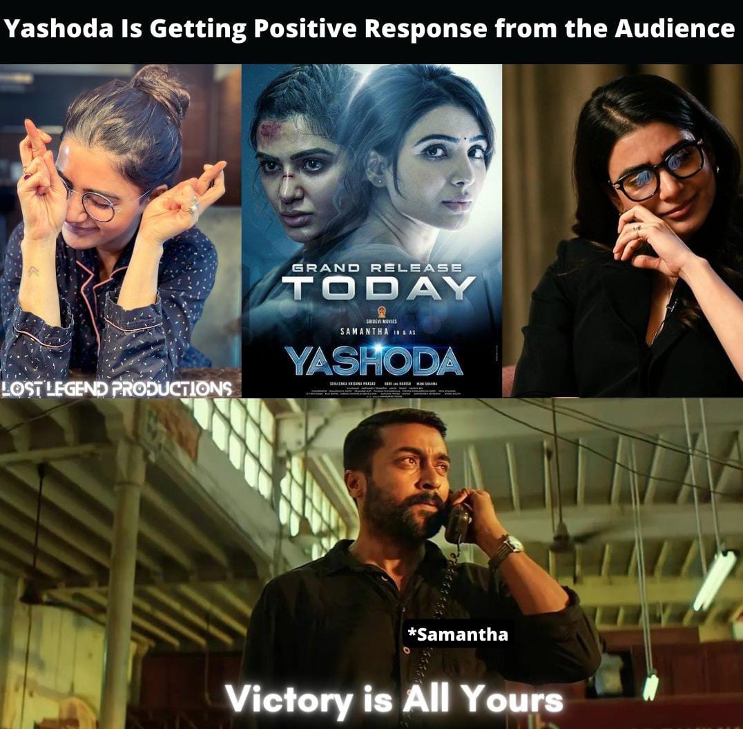 memes on samatha's yashoda movie hit talk..