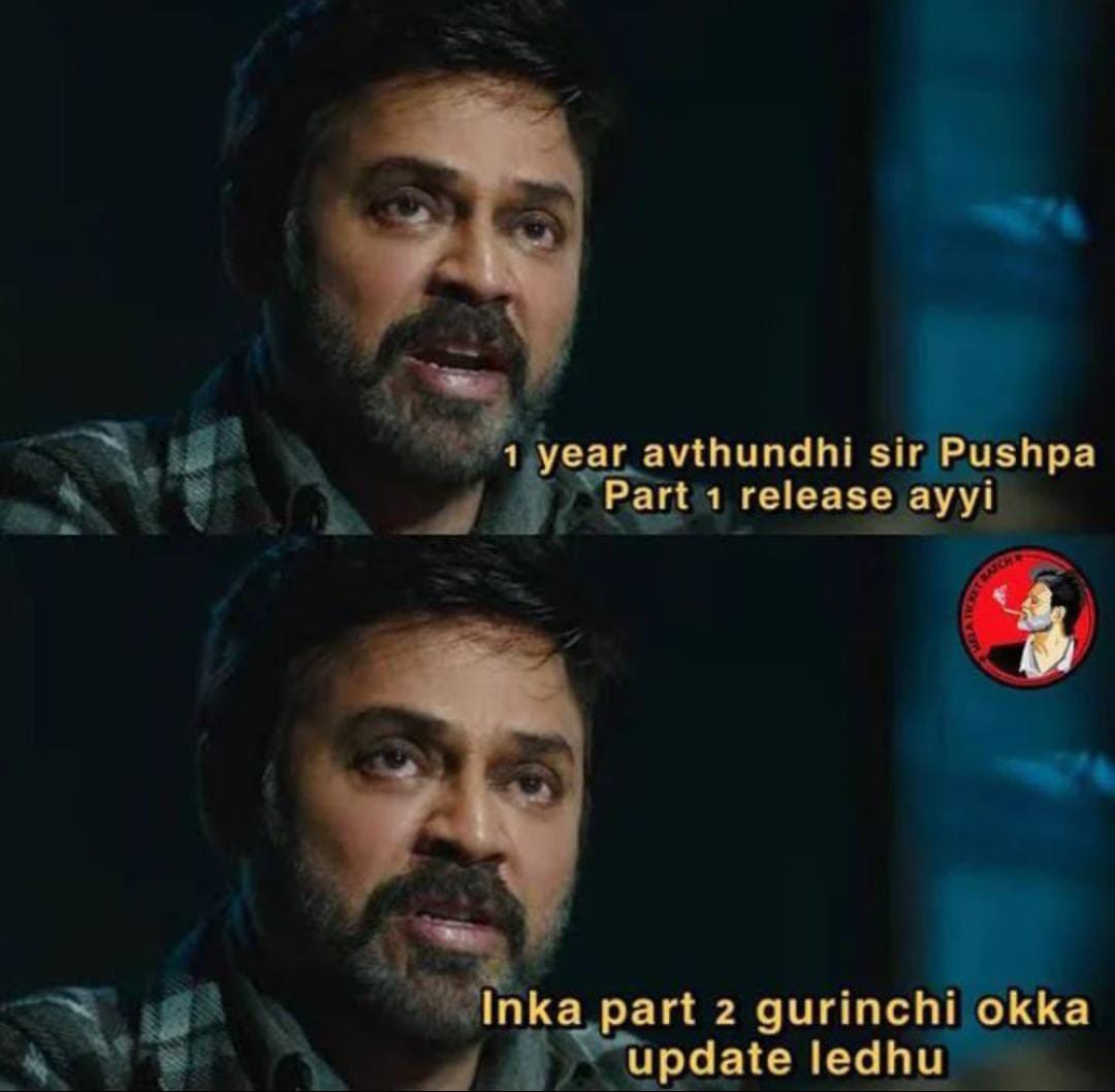 memes about one year for pushpa !!