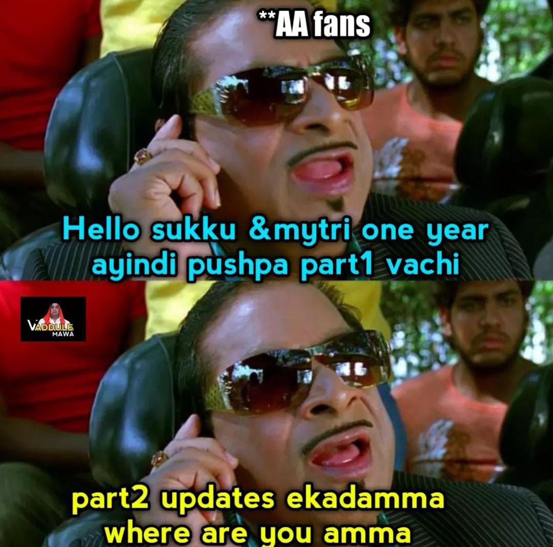 memes about one year for pushpa !!