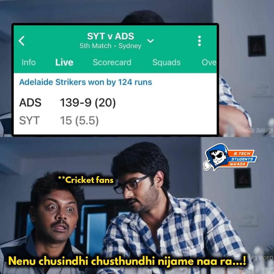 memes about sydney low score in t 20 .!! 