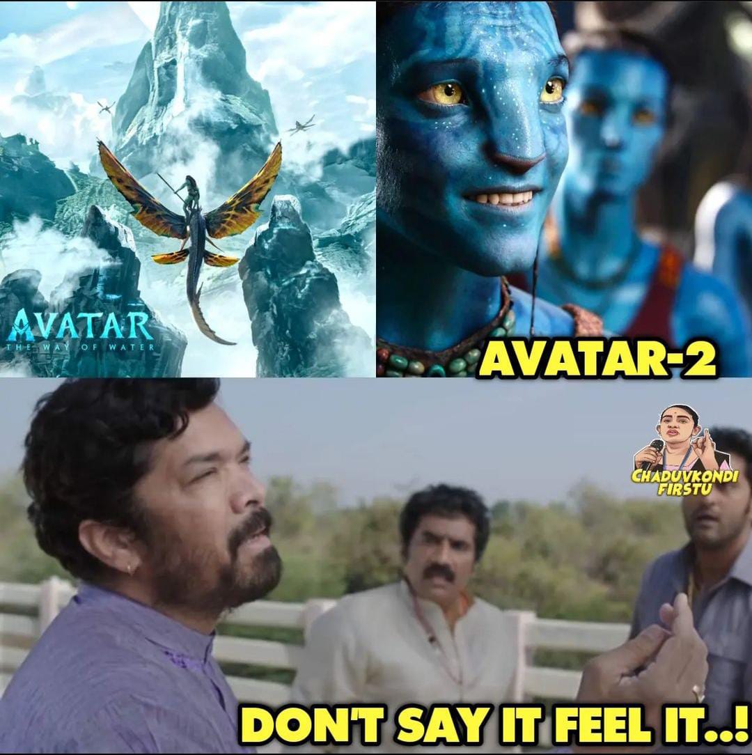 memes on avtar 2 movie release..!!