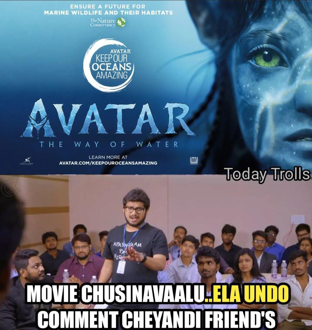 memes on avtar 2 movie release..!!
