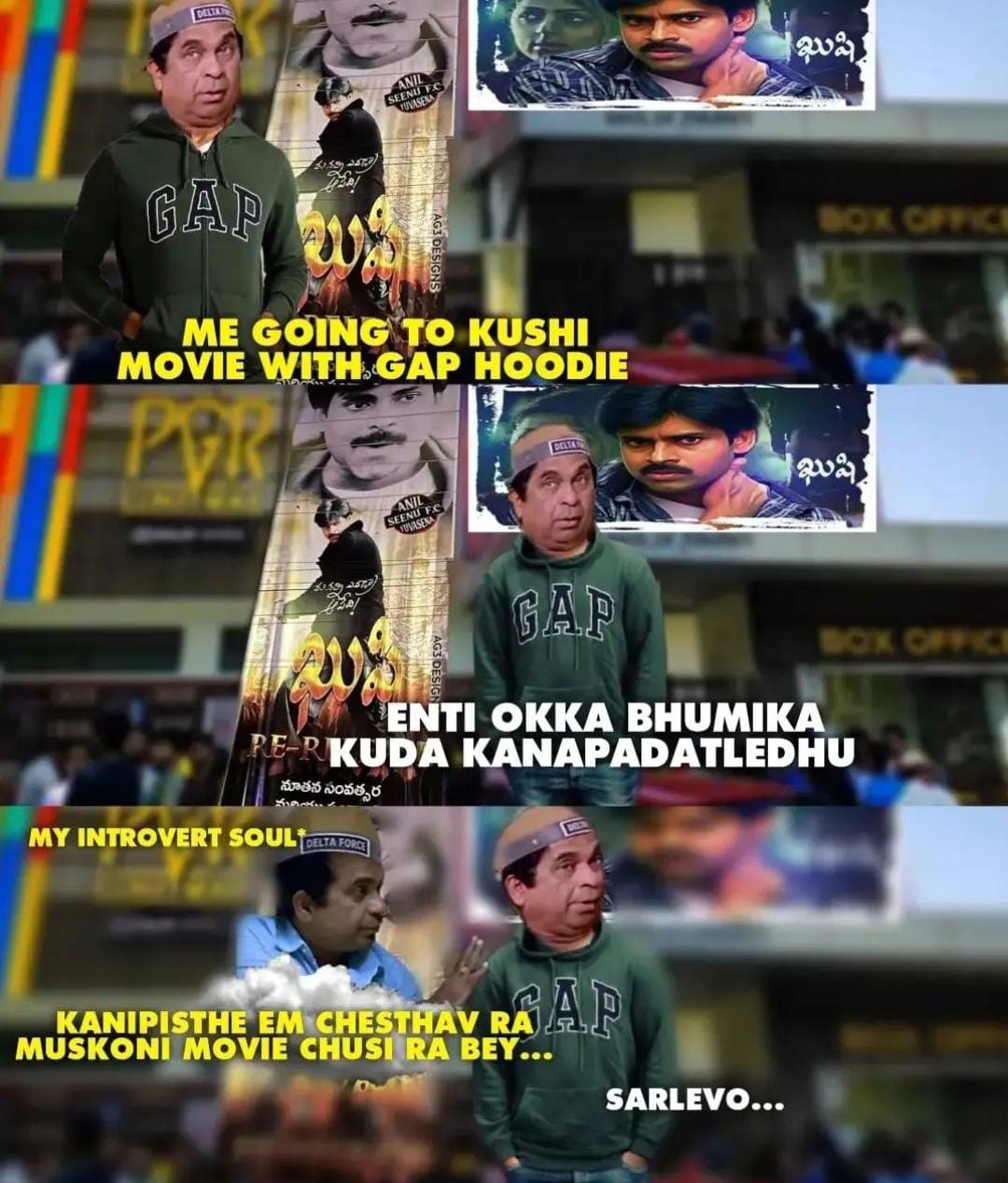 memes on kushi movie re release..