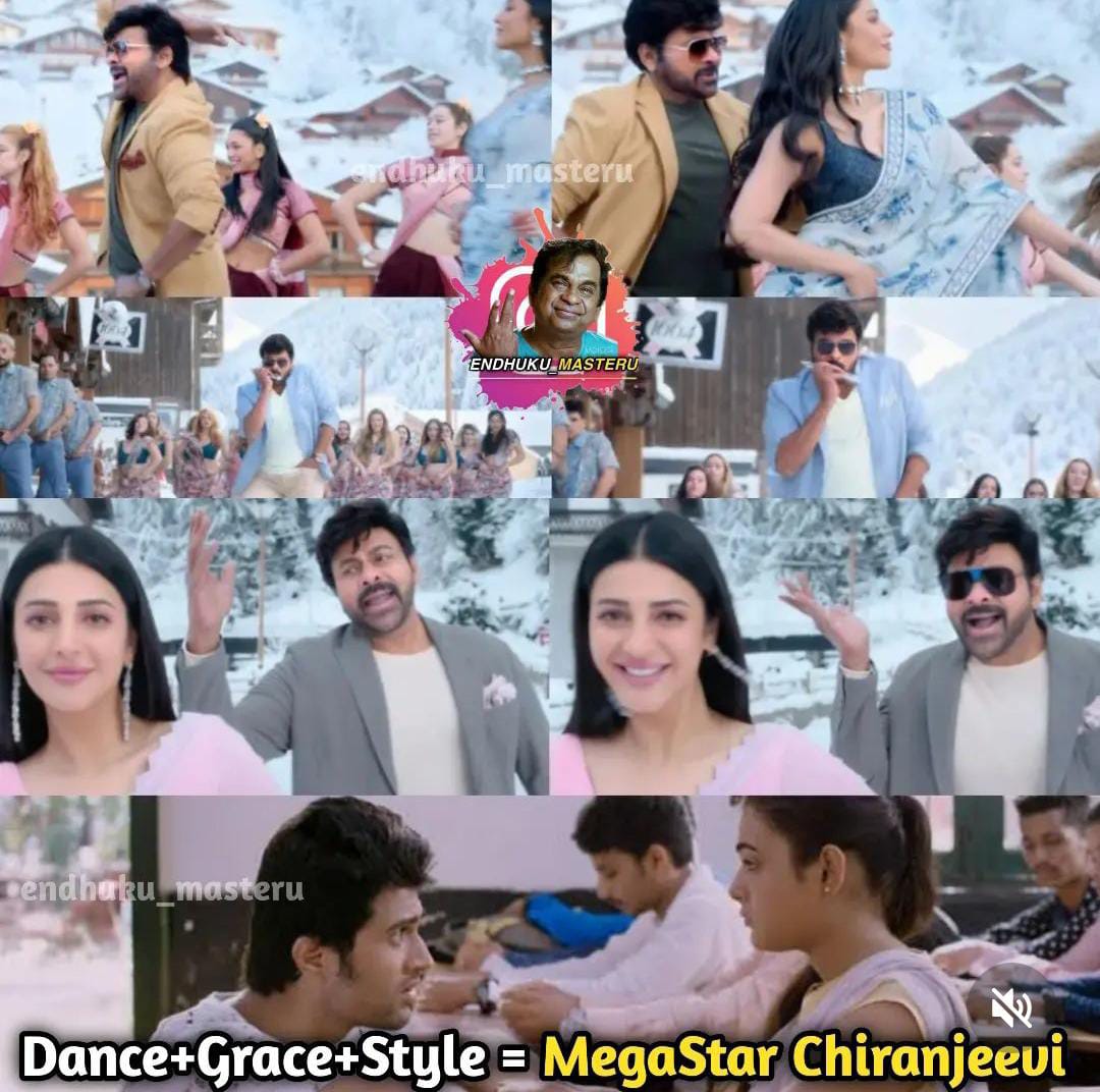 memes on 'sridevi chiranjeevi' song..