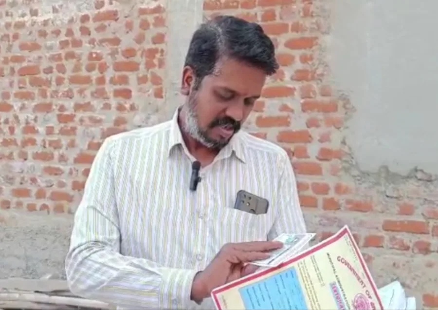 land registration done by dead person's name..!!