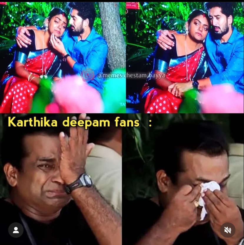 memes on karthika deepam serial ending.. 