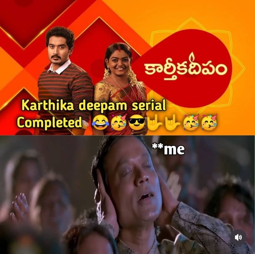memes on karthika deepam serial ending.. 