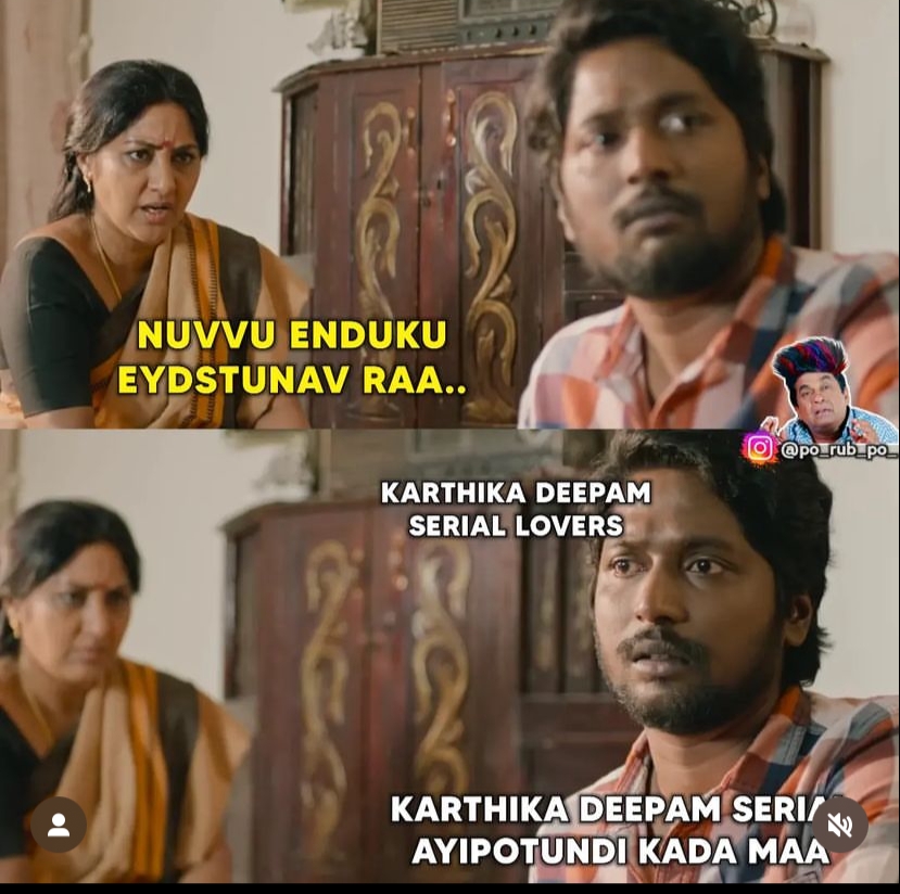 memes on karthika deepam serial ending..