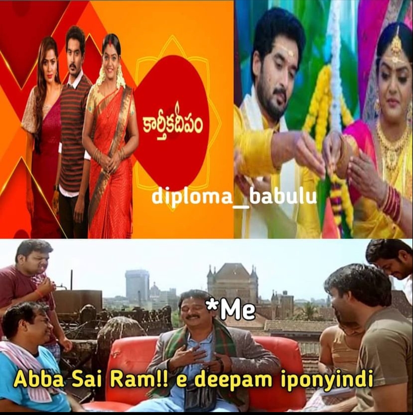 memes on karthika deepam serial ending.. 