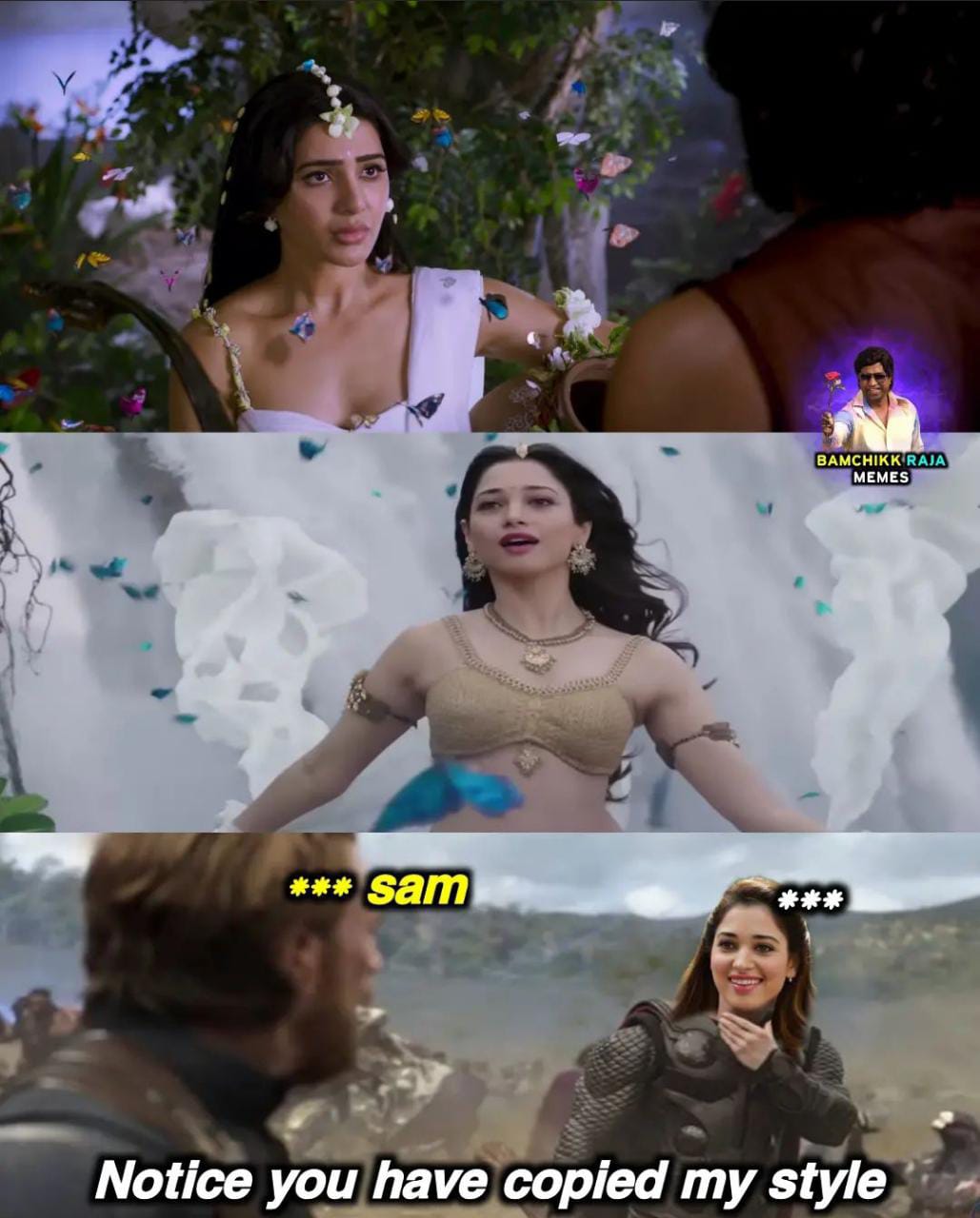 memes on shakunthalam movie trailer..!! 